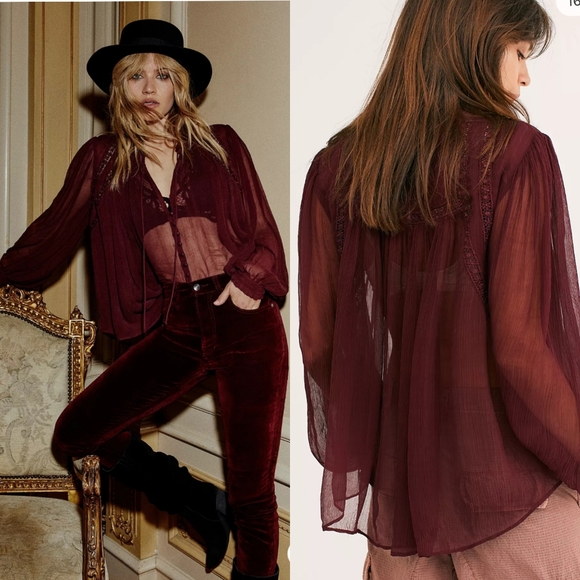 Free people Long Live Love Buttondown - Picture 6 of 8